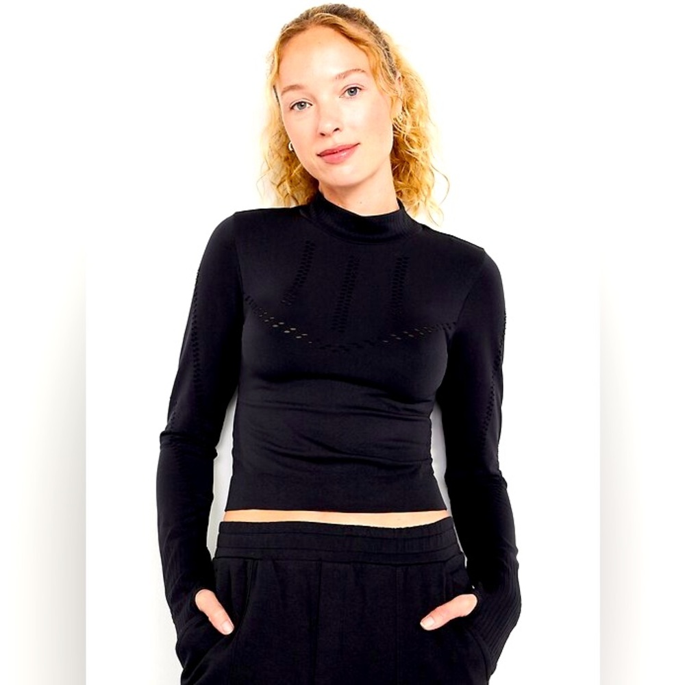 Seamless Performance Crop Top - Old Navy